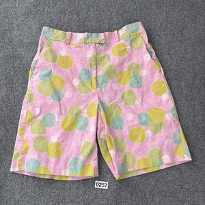 Vintage Lilly Pulitzer Shorts Womens 4 Pink‎ Bermuda Sand Dollar Cotton Y2K